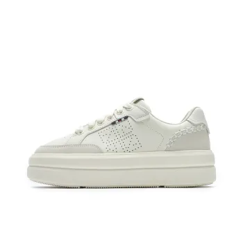 FILA VICTORIA Skateboard Shoes Women's Antique White Color