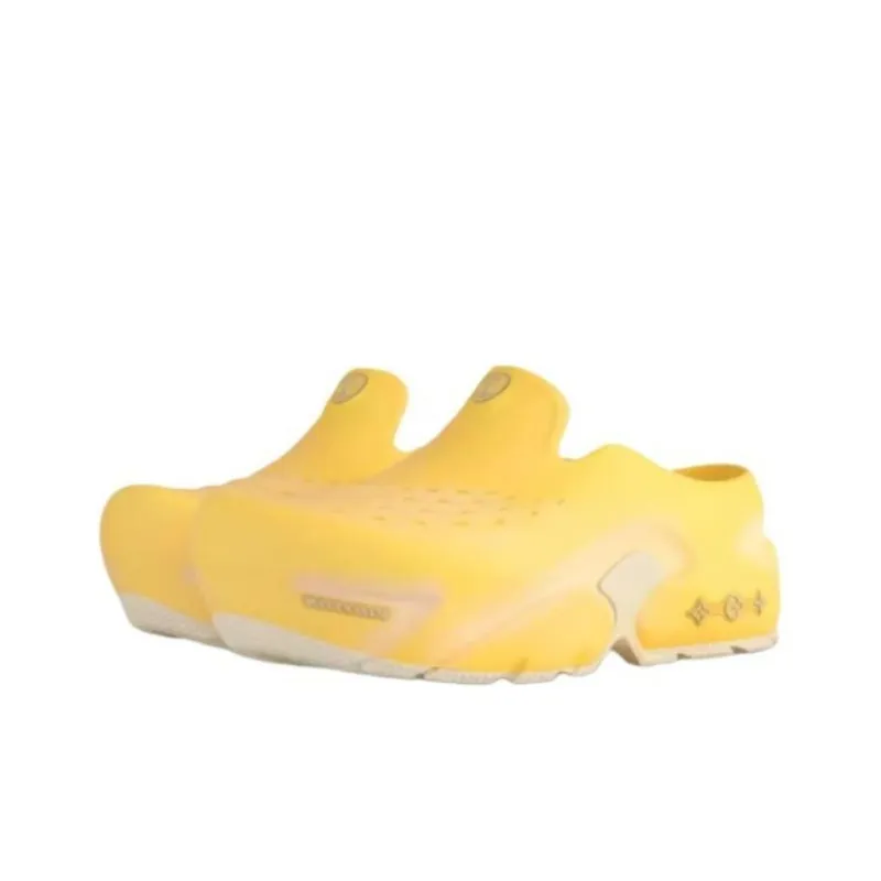 LOUIS VUITTON Shark Clogs Men's Yellow-2