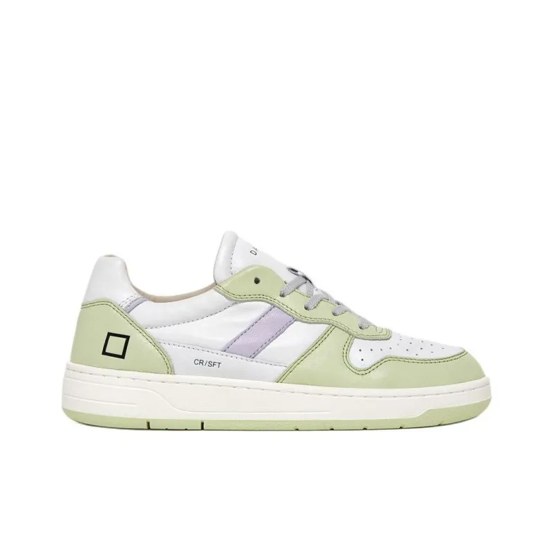 D.A.T.E Court Casual Shoes Women's Green-1