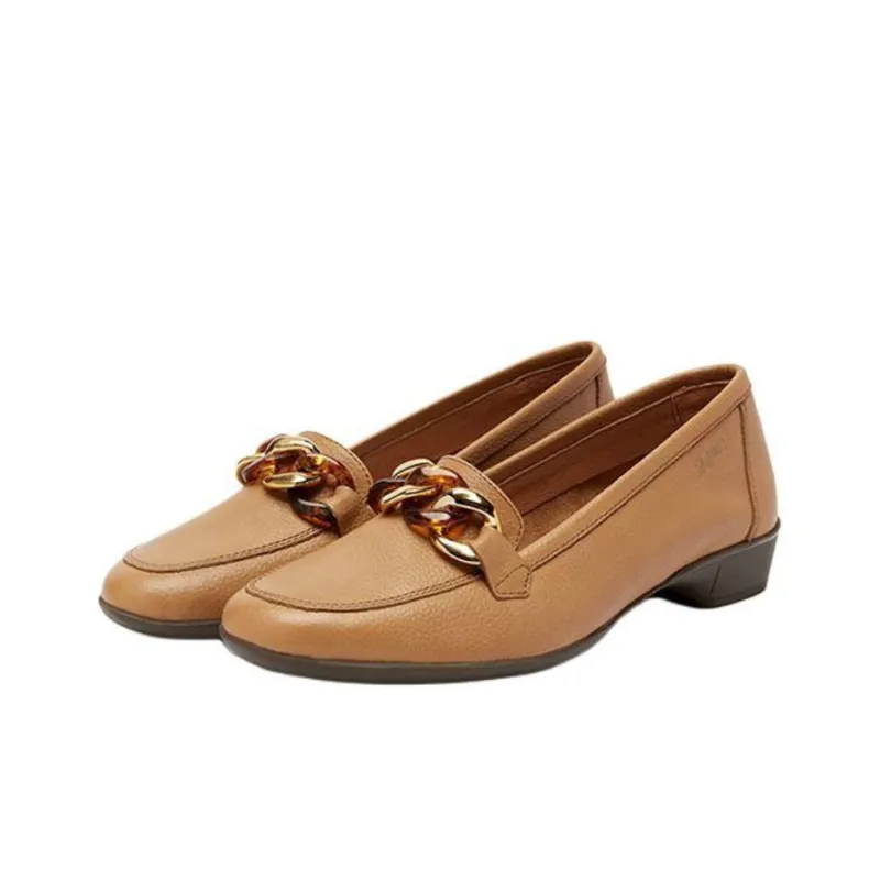 24hrs Loafers 4cm Women's Light Brown-2