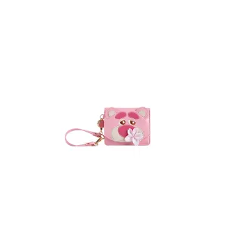 Disney PU Polyurethane Card Holder Regular Women's Pink