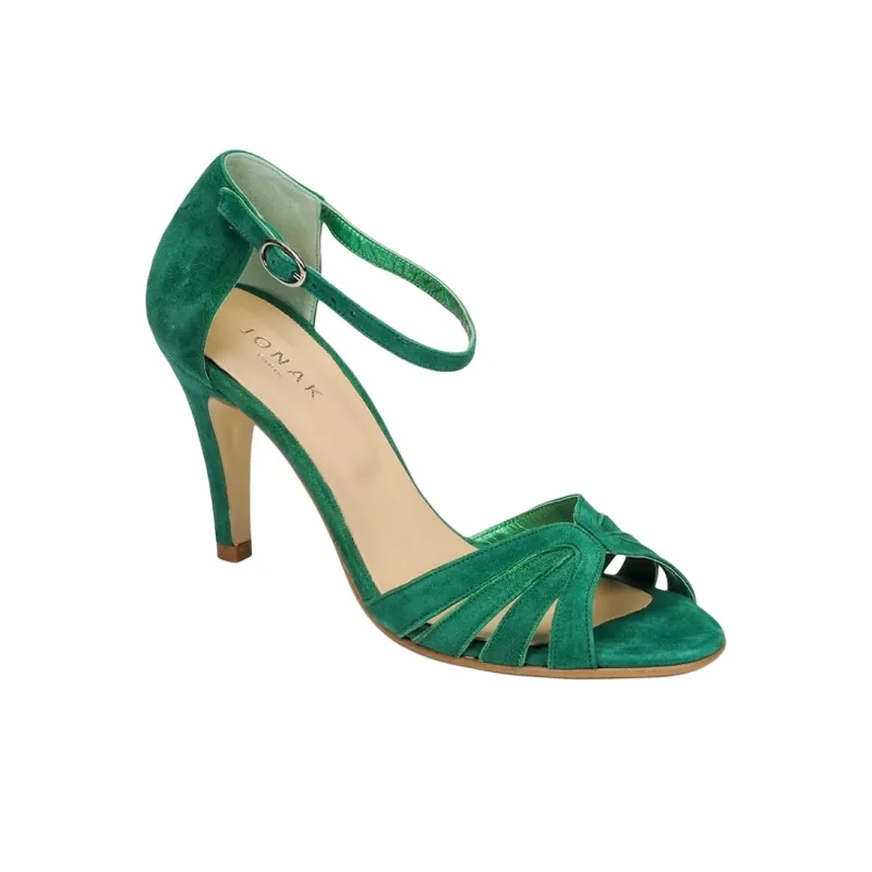 JONAK One Strap Sandals Women's Green-2