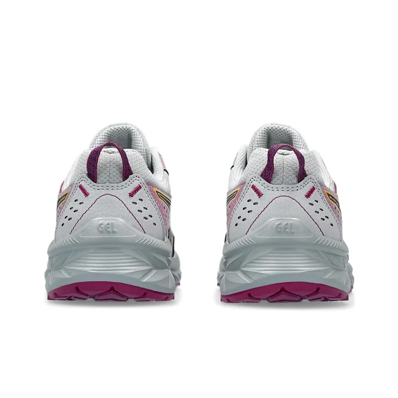 Asics Gel Venture 9 Cushioning Abrasion Resistant Breathable Low Top Casual Running Shoes Women's Gray Yellow-3