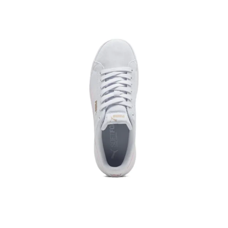 PUMA Vikky V3 Anti Slip Wear Resistant Low Top Skateboard Shoes Women's Light Gray-3