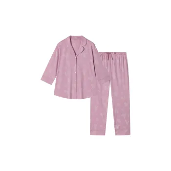 Shuya Pajama Set Women's Dark Pink
