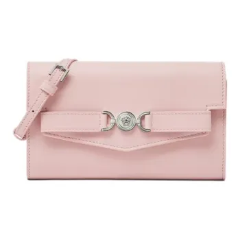 VERSACE Medusa '95 Calfskin Clutches Crossbody Bag Shoulder Bag Women's Light Pink