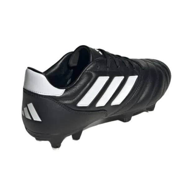 Adidas COPA GLORO SG Metal Long Studs Natural Ground Anti Slip Wear Resistant Rugby Shoes Unisex Black White-3