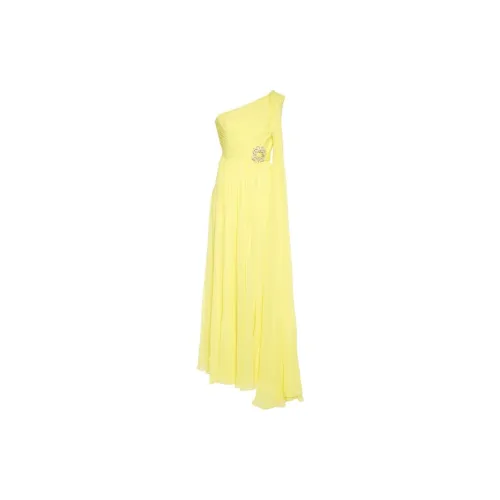 ELIE SAAB Sleeveless Dresses Women's Fluorescent Yellow