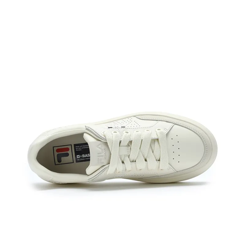 FILA VICTORIA Skateboard Shoes Women's Antique White Color-1