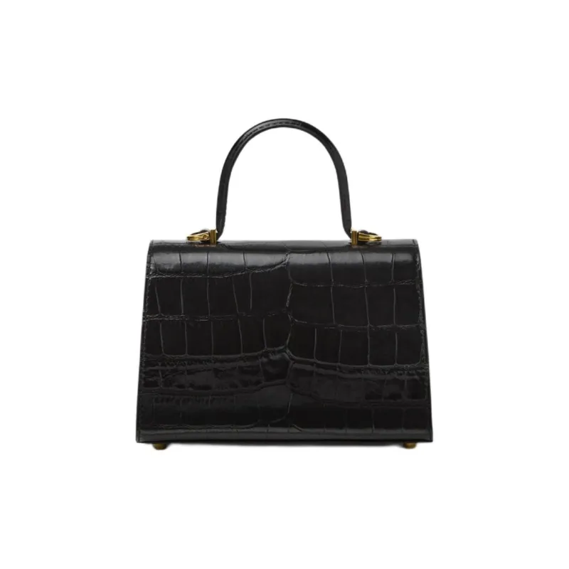 FANSIZHE Medusa '95 Calfskin Shoulder Bag, Crossbody Bag, Handbag Small Size Women's Black-2