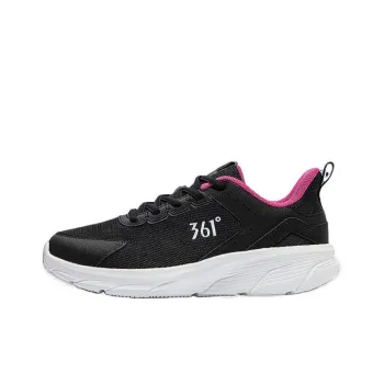 361° Breathable Cushioning Lightweight Low-Top Casual Running Shoes Women's Black
