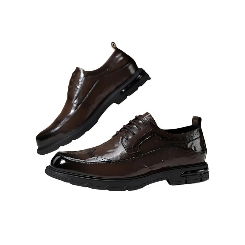 G.N.SHIJIA Dress Shoes Men's Brown-2