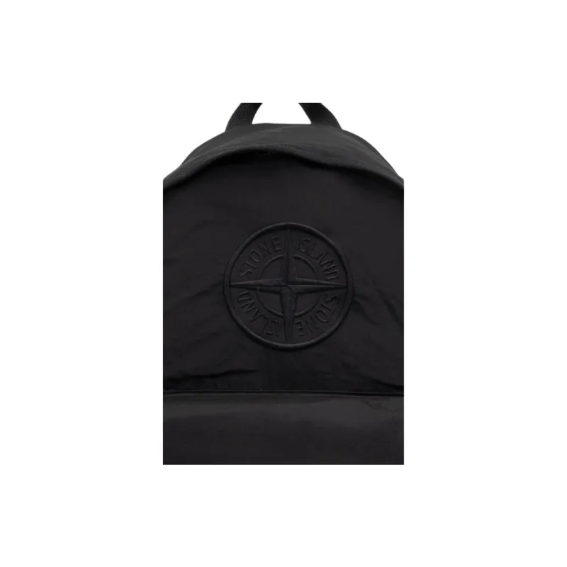 STONE ISLAND Polyester Backpack Men's Black-5