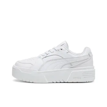 PUMA California Lwt Anti-Slip Wear-Resistant Low-Top Casual Shoes Women's White