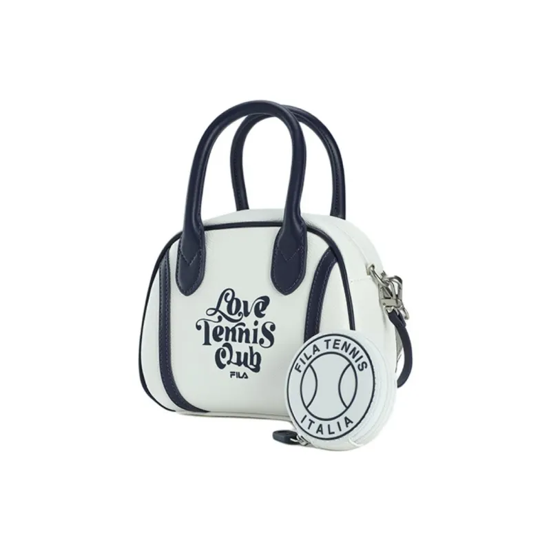 FILA PU Bonded Synthetic Leather Shoulder Bag Crossbody Bag Extra Small Women's Cloud White-1
