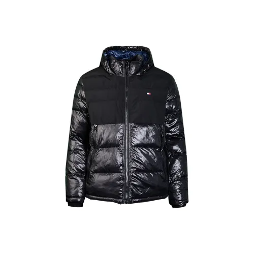 Tommy Hilfiger Puffer Jackets Men Black