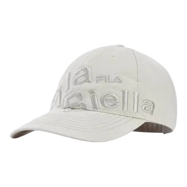 FILA Polyester, Cotton Baseball Caps Unisex Hu Pink Gray-0