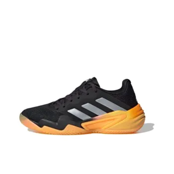 Adidas Barricade 13 Low Top Tennis Shoes Unisex Gray Yellow White