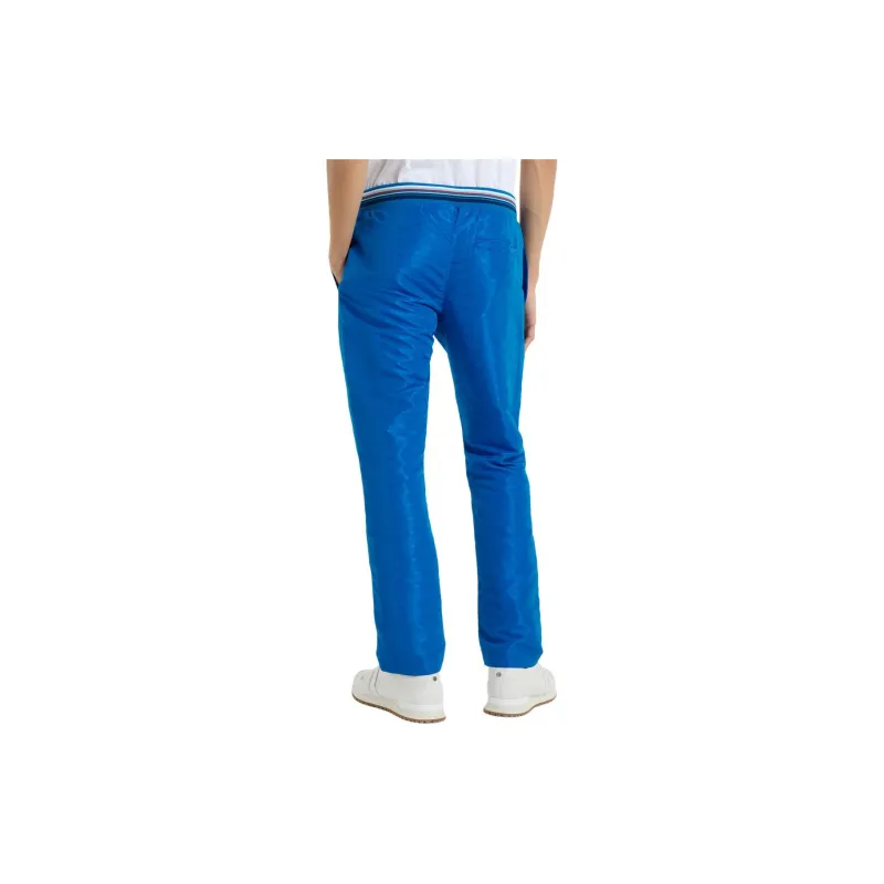 Umbro SS24 Monogram Straight Leg Track Pant Knitted Sports Pants Men's Blue-1