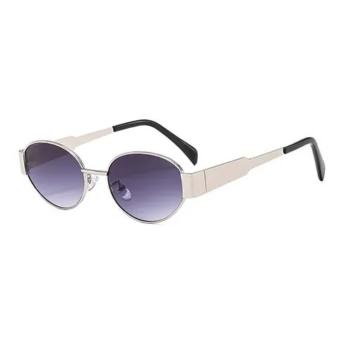 NOME Metal Oval Sunglasses Women's-5