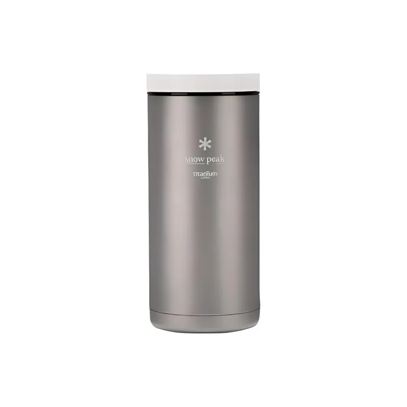 Snow Peak Outdoor Water Equipment Water Container 369ml Camping Titanium, Polypropylene, Silicone, Styrene Resin-0