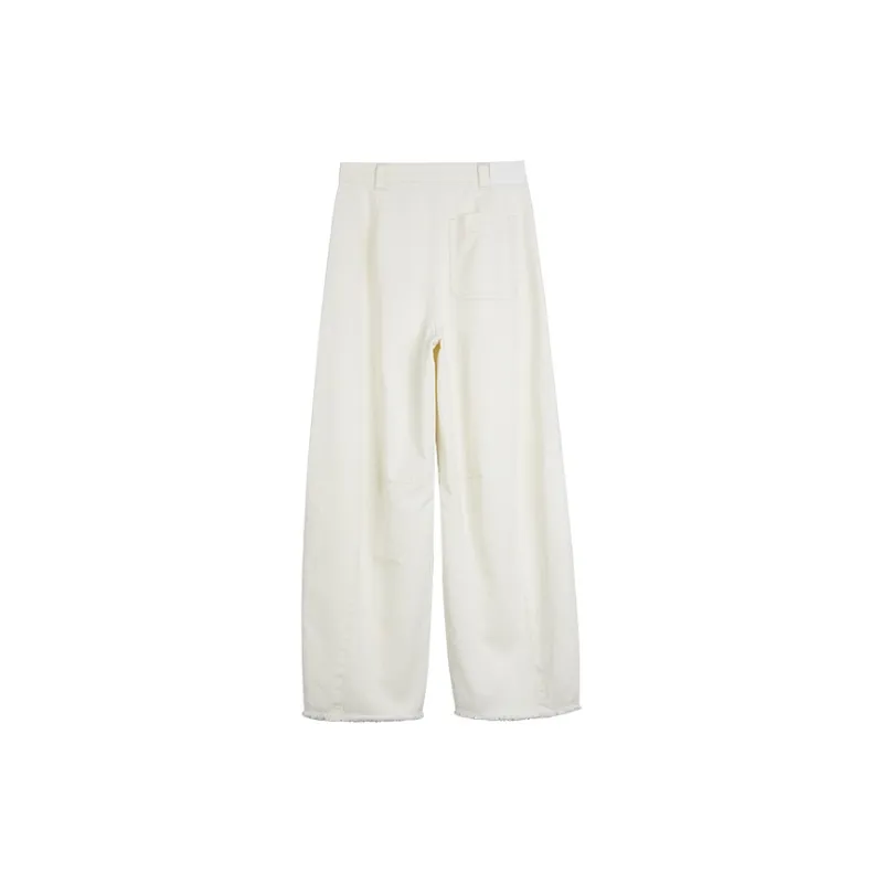 ELLE Casual Pants Women's White-1