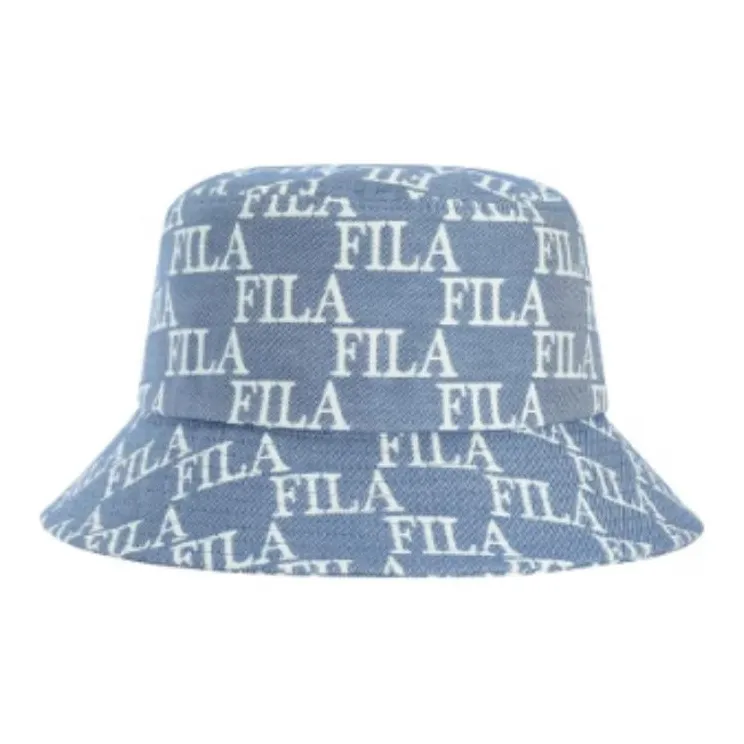 FILA Polyester Bucket Hats Unisex Phantom Blue-2