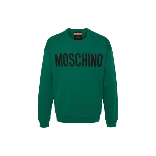 MOSCHINO Sweatshirts Men Forest Green