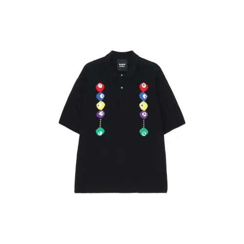 Nomad X Yohji Yamamoto NOMA T.d. Co-branded Edition Polo Shirts Unisex Black