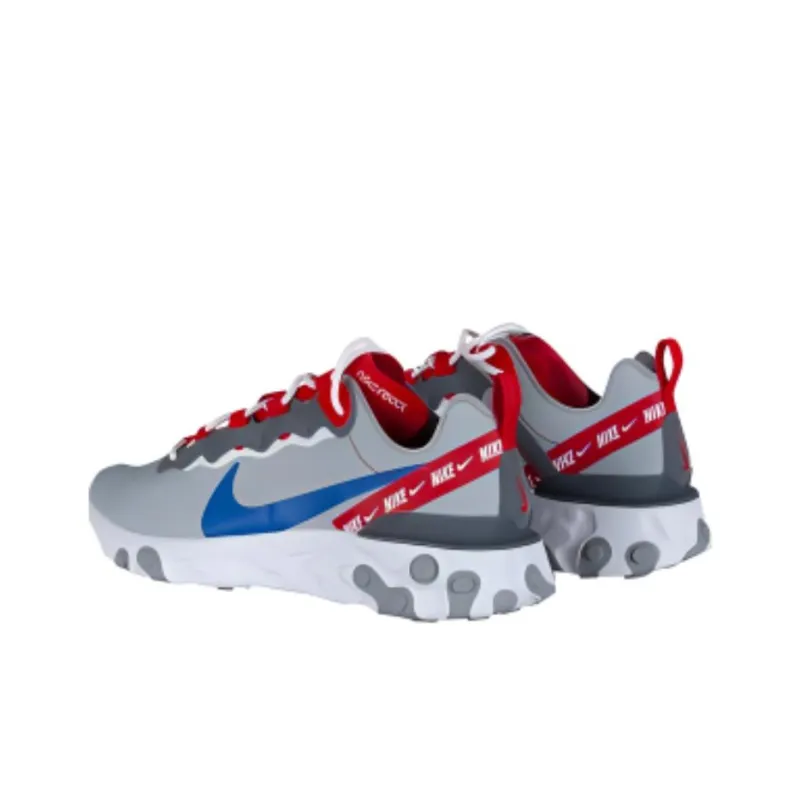 Nike React Element 55 Wolf Grey Game Royal Habanero Red-3