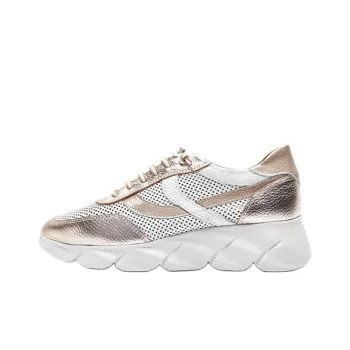 24hrs Low-Top Casual Shoes Women's White Gold