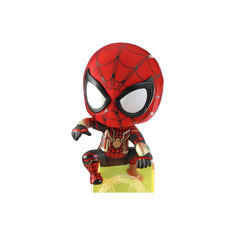 Hot Toys Spider Man Cosb918 Hero Without Return Chibi Figures 9cm-1