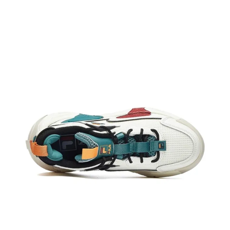 FILA Swarm Low Swirl Sneakers Red/white/green Women's-3