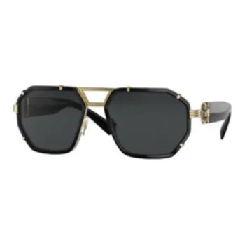 VERSACE Aviator Sunglasses Men's Black