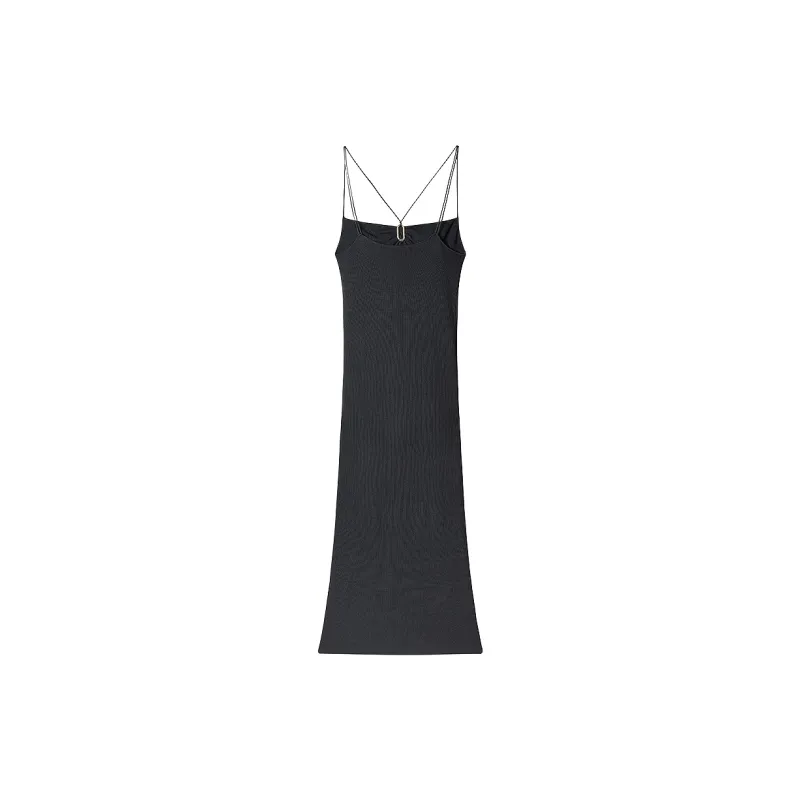 Miss Sixty Slip Dress Women's Black-1