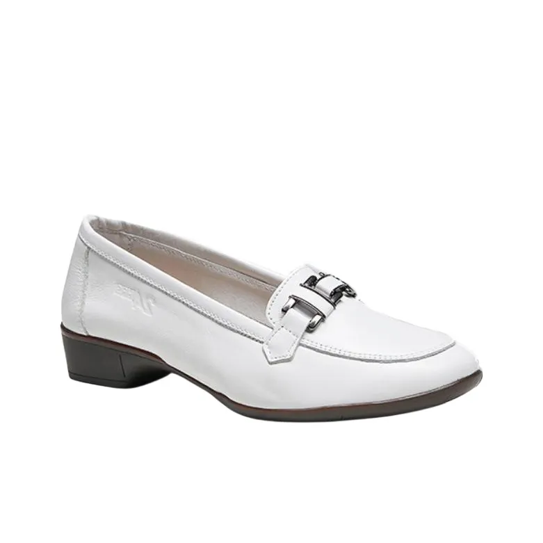 24hrs Loafers 3cm Women's White-1
