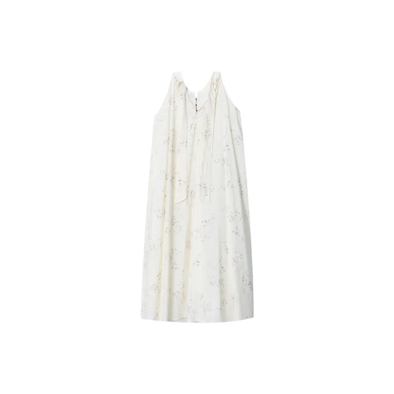 CHARM PICK Sleeveless Dress Women's White-1