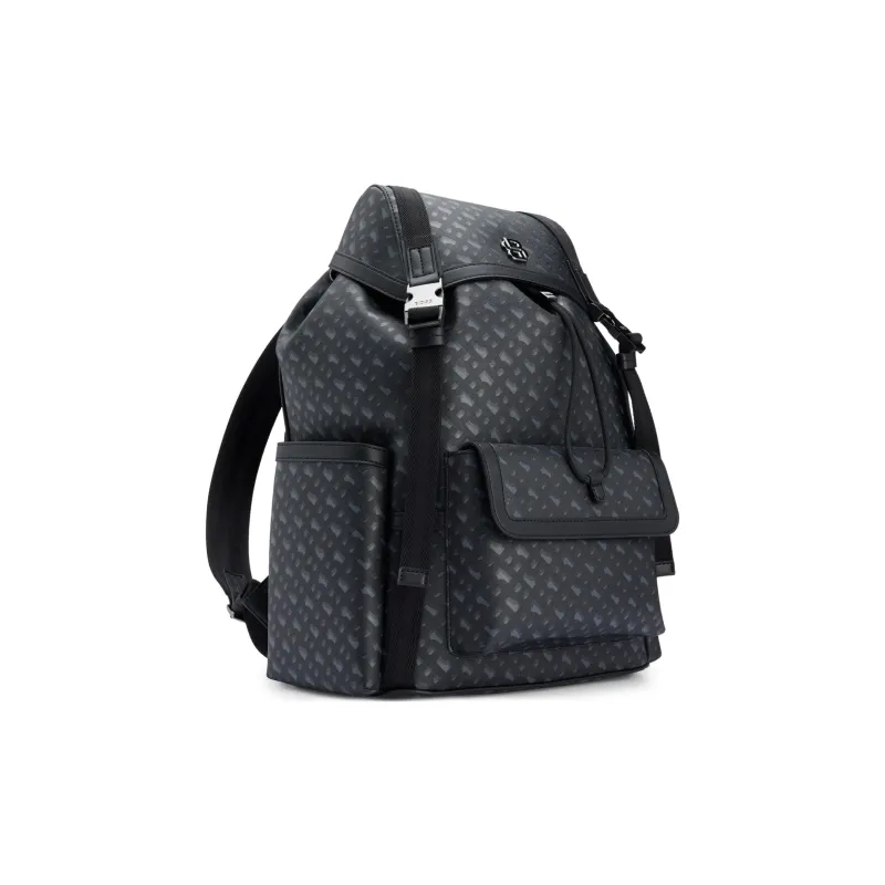 HUGO BOSS Fabric Backpack Men's Dark Gray-1