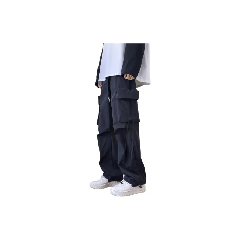 M MAICCO Casual Pants Unisex Black-1