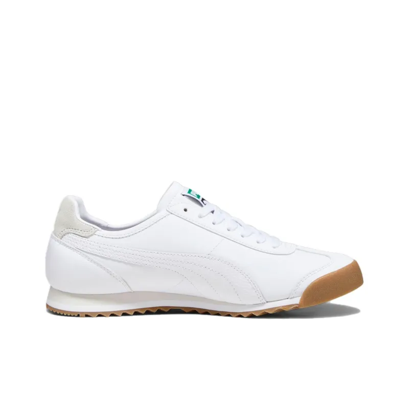 PUMA Roma Anti Slip Wear Resistant Low Top Casual Shoes Unisex White-1