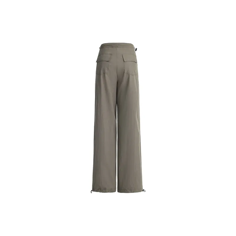 Aros Super Shopping Casual Pants Women's Gray Green-1