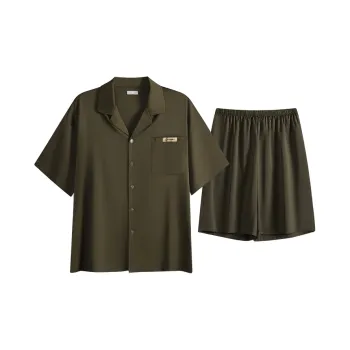 Fadaiqi Pajama Set Men's Olive Green