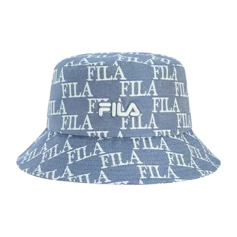FILA Polyester Bucket Hats Unisex Phantom Blue-1