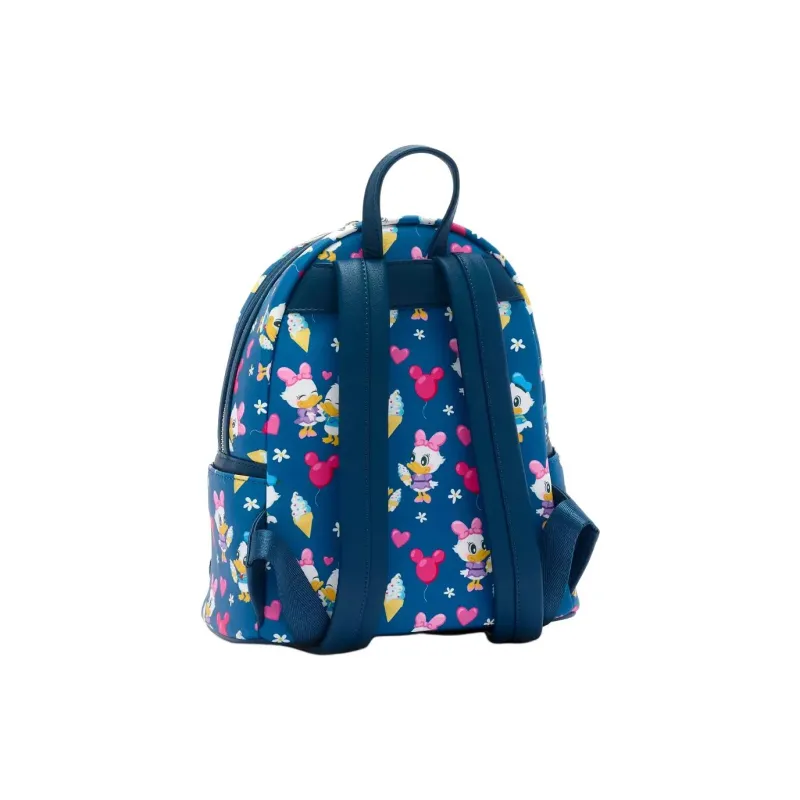 Disney Polyurethane Backpack Mini Women's Blue-1