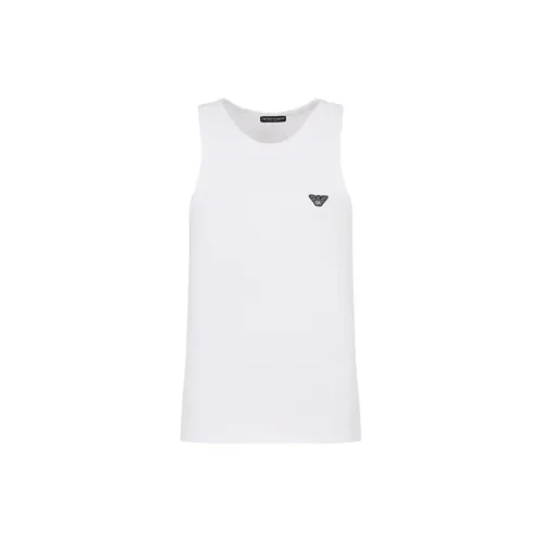 EMPORIO ARMANI Tank Tops Men White