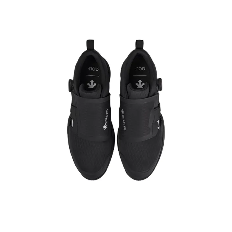 DESCENTE Enerzite Slip Resistant, Waterproof, And Breathable Low Top Golf Shoes Men's Black-3
