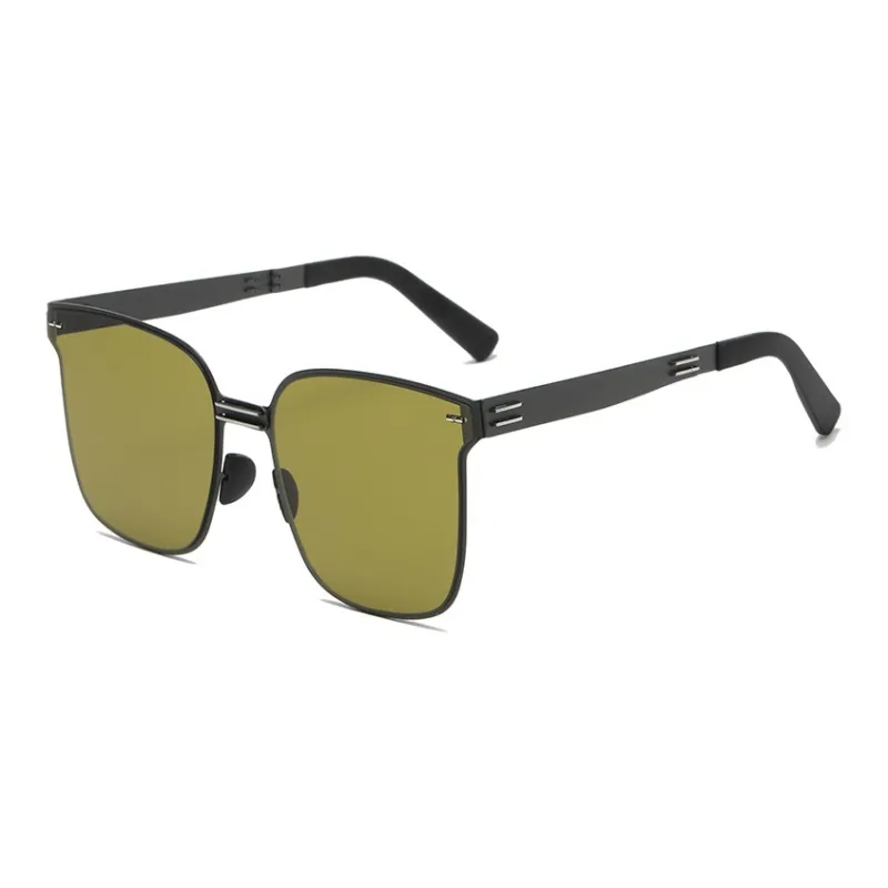 NOME Stainless Steel Square Sunglasses Unisex-1