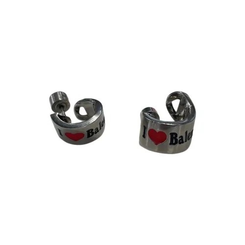 Balenciaga Earrings Women's Antique Silver