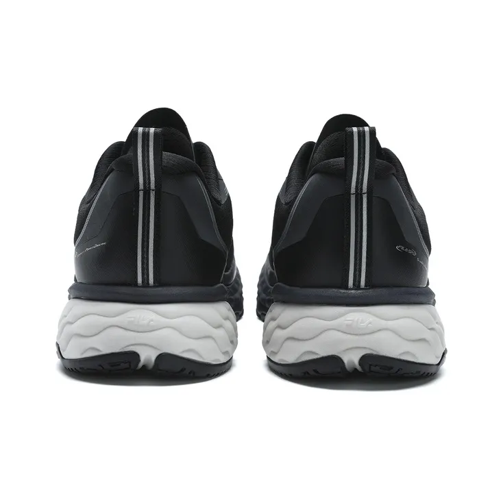 FILA SPD CHEETAH Breathable Coverage Low Top Running Shoes Men's Steed Black-2