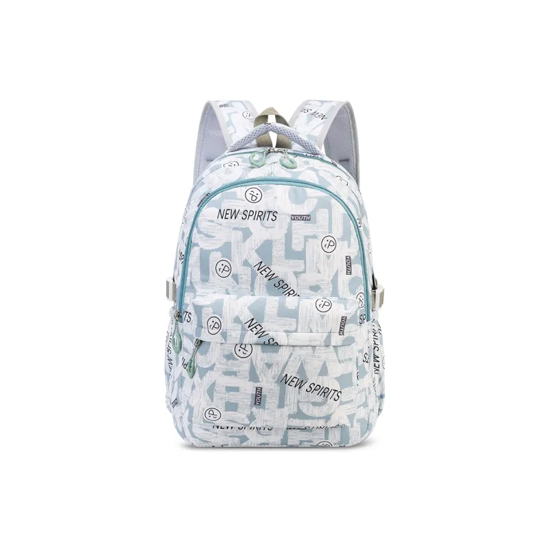 GEERDUN Oxford Backpack Unisex Gray/Black/Green/Purple-13